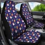 Christmas Santa Claus Reindeer Car Seat Covers 210601 - YourCarButBetter