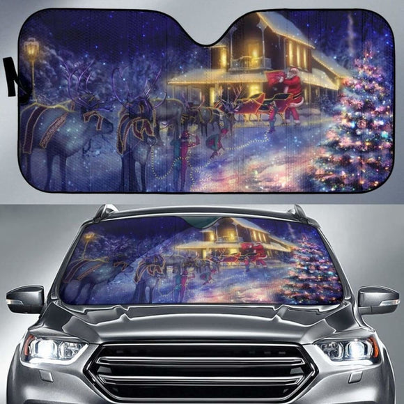 Christmas Santa Claus Sun Shade Amazing Best Gift Ideas 103406 - YourCarButBetter