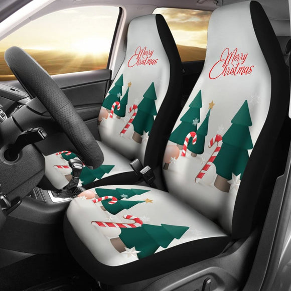 Christmas Sweet Candy Snowflake Car Seat Covers 212303 - YourCarButBetter
