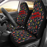 Christmas Sweet Candy Xmas Gift Car Seat Covers 212303 - YourCarButBetter