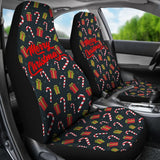 Christmas Sweet Candy Xmas Gift Car Seat Covers 212303 - YourCarButBetter