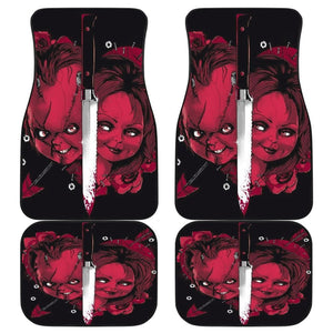 Chucky And Tiffany Love Art Car Floor Mats Movie Fan Gift 210101 - YourCarButBetter