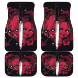 Chucky And Tiffany Love Art Car Floor Mats Movie Fan Gift 210101 - YourCarButBetter