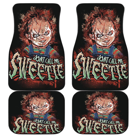 Chucky Don’ Call Me Sweetie Fan Art Car Floor Mats Movie 210101 - YourCarButBetter
