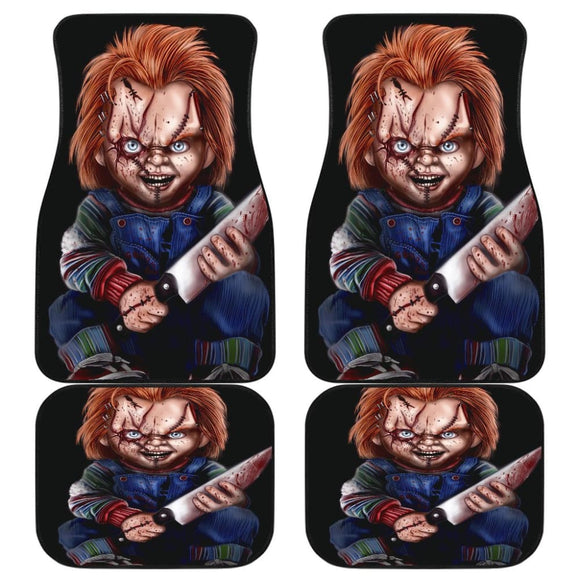 Chucky Horror Car Floor Mats Fan Gift 210101 - YourCarButBetter