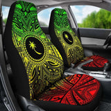 Chuuk Car Seat Cover - Chuuk Coat Of Arms Polynesian Reggae Style 105905 - YourCarButBetter