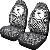 Chuuk Car Seat Cover - Chuuk Flag Polynesian Tattoo Black - 9 174914 - YourCarButBetter