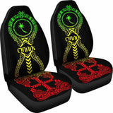 Chuuk Car Seat Covers - Chuuk Flag Micronesian Tribal Reggae - 105905 - YourCarButBetter