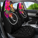 Chuuk Car Seat Covers - Polynesian Hibiscus Pattern - 232125 - YourCarButBetter