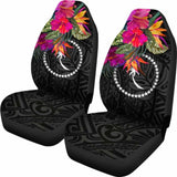 Chuuk Car Seat Covers - Polynesian Hibiscus Pattern - 232125 - YourCarButBetter