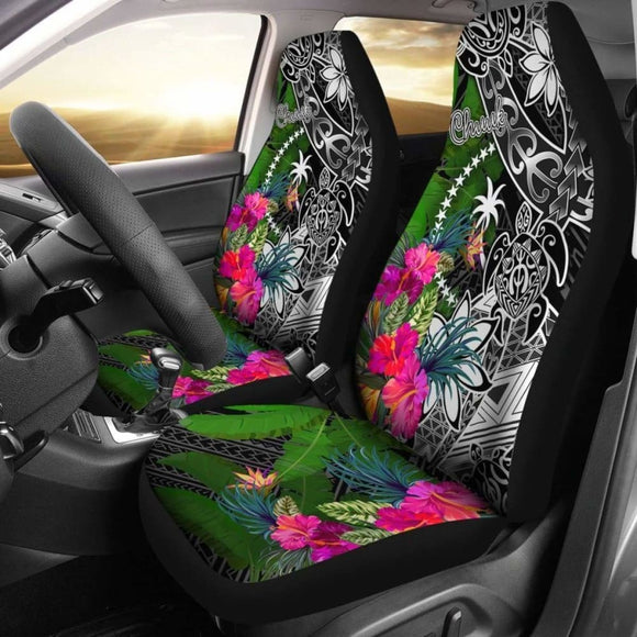 Chuuk Car Seat Covers - Turtle Plumeria Banana Leaf - 1 174510 - YourCarButBetter