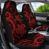 Chuuk Micronesian Car Seat Covers - Red Tentacle Turtle - 091114 - YourCarButBetter