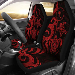 Chuuk Micronesian Car Seat Covers - Red Tentacle Turtle - 091114 - YourCarButBetter