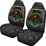 Chuuk Polynesian Car Seat Covers - Chuuk Flag Reggae Color - 18 105905 - YourCarButBetter
