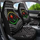 Chuuk Polynesian Car Seat Covers - Chuuk Flag Reggae Color - 18 105905 - YourCarButBetter