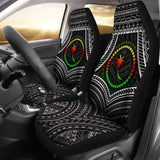 Chuuk Polynesian Car Seat Covers - Chuuk Flag Reggae Color - 18 105905 - YourCarButBetter