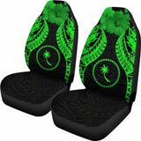 Chuuk Polynesian Car Seat Covers Pride Seal And Hibiscus Green - 232125 - YourCarButBetter