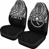 Chuuk State Car Seat Covers - Chuuk Flag Black Version - 105905 - YourCarButBetter
