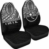 Chuuk State Car Seat Covers - Chuuk Flag Black Version - 105905 - YourCarButBetter