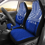 Chuuk State Car Seat Covers - Chuuk Flag Blue Version - 105905 - YourCarButBetter