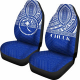 Chuuk State Car Seat Covers - Chuuk Flag Blue Version - 105905 - YourCarButBetter