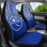 Chuuk State Car Seat Covers - Chuuk Flag Blue Version - 105905 - YourCarButBetter