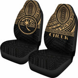 Chuuk State Car Seat Covers - Chuuk Flag Gold Version - 105905 - YourCarButBetter