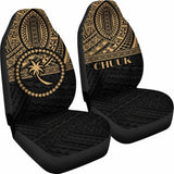 Chuuk State Car Seat Covers - Chuuk Flag Gold Version - 105905 - YourCarButBetter