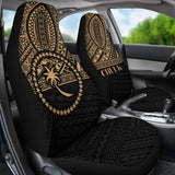 Chuuk State Car Seat Covers - Chuuk Flag Gold Version - 105905 - YourCarButBetter