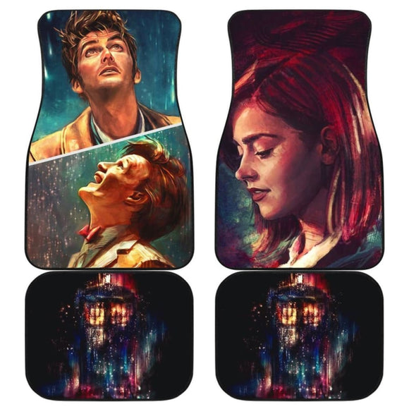 Clara Oswald Tenth Eleven Doctor Who Car Floor Mats Amazing 094201 - YourCarButBetter