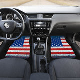 Classic Patriotic American Flag Car Floor Mats 211206 - YourCarButBetter