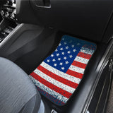 Classic Patriotic American Flag Car Floor Mats 211206 - YourCarButBetter