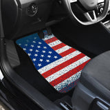 Classic Patriotic American Flag Car Floor Mats 211206 - YourCarButBetter