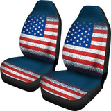 Classic Patriotic American Flag Car Seat Covers 211206 - YourCarButBetter