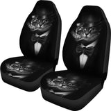 Classy Cat Smoking Car Seat Covers Amazing Gift Ideas 210101 - YourCarButBetter