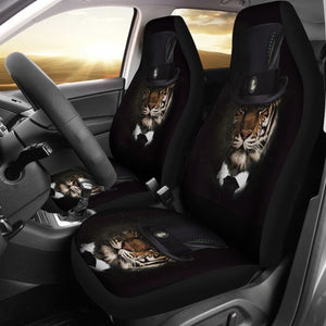 Classy Tiger Art Car Seat Covers Amazing Gift 210101 - YourCarButBetter