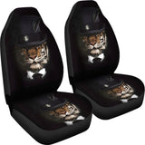 Classy Tiger Art Car Seat Covers Amazing Gift 210101 - YourCarButBetter