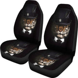 Classy Tiger Art Car Seat Covers Amazing Gift 210101 - YourCarButBetter