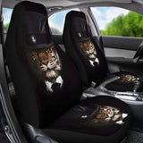 Classy Tiger Art Car Seat Covers Amazing Gift 210203 - YourCarButBetter