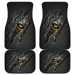 Claws Scratching Tiger Car Floor Mats 211103 - YourCarButBetter