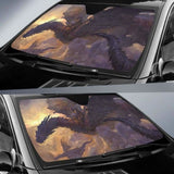 Cloud Sky Dragon Rider Car Auto Sun Shades 172609 - YourCarButBetter