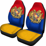 Coat Of Arms Armenia Car Seat Covers Flag Pattern Amazing 105905 - YourCarButBetter