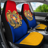 Coat Of Arms Armenia Car Seat Covers Flag Pattern Amazing 105905 - YourCarButBetter