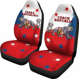 Coat Of Arms Czech Republic Lion Car Seat Covers Amazing 105905 - YourCarButBetter