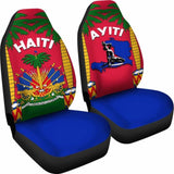 Coat Of Arms Haiti Car Seat Covers - Le Marron Inconnu 4 153908 - YourCarButBetter