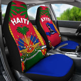 Coat Of Arms Haiti Car Seat Covers - Le Marron Inconnu 4 153908 - YourCarButBetter