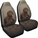 Cockapoo Car Seat Cover Chocolate 094201 - YourCarButBetter