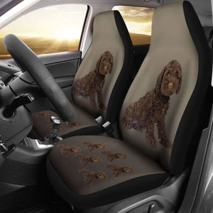 Cockapoo Car Seat Cover Chocolate 094201 - YourCarButBetter