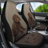 Cockapoo Car Seat Cover Chocolate 094201 - YourCarButBetter