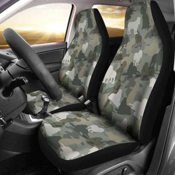 Cocker Spaniel Camo Car Seat Covers 112608 - YourCarButBetter